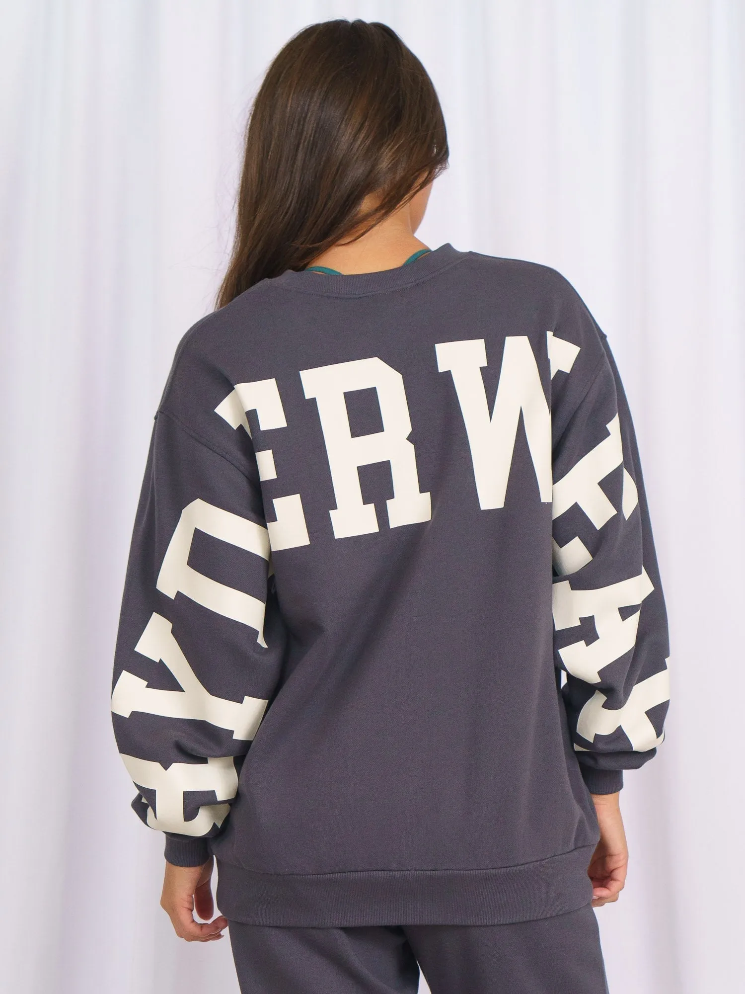 Unisex Collegiate Sweater - Charcoal sold by Ryderwear product image thumbnail 2