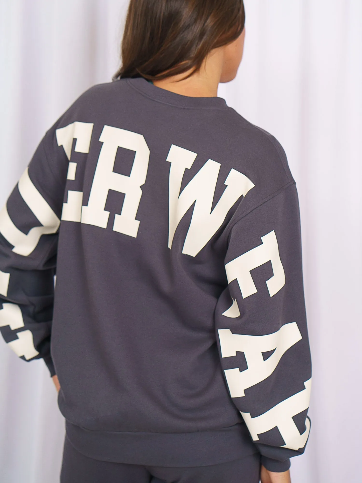 Unisex Collegiate Sweater - Charcoal sold by Ryderwear product image thumbnail 5