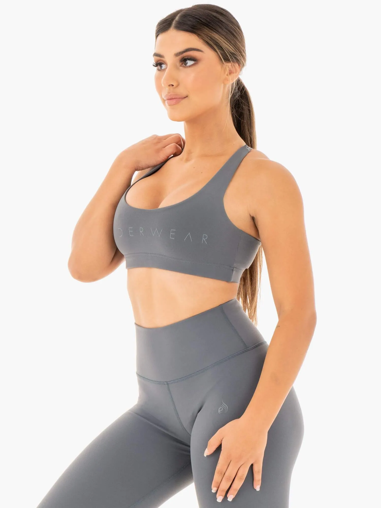 Motion Sports Bra - Charcoal sold by Ryderwear product image thumbnail 3