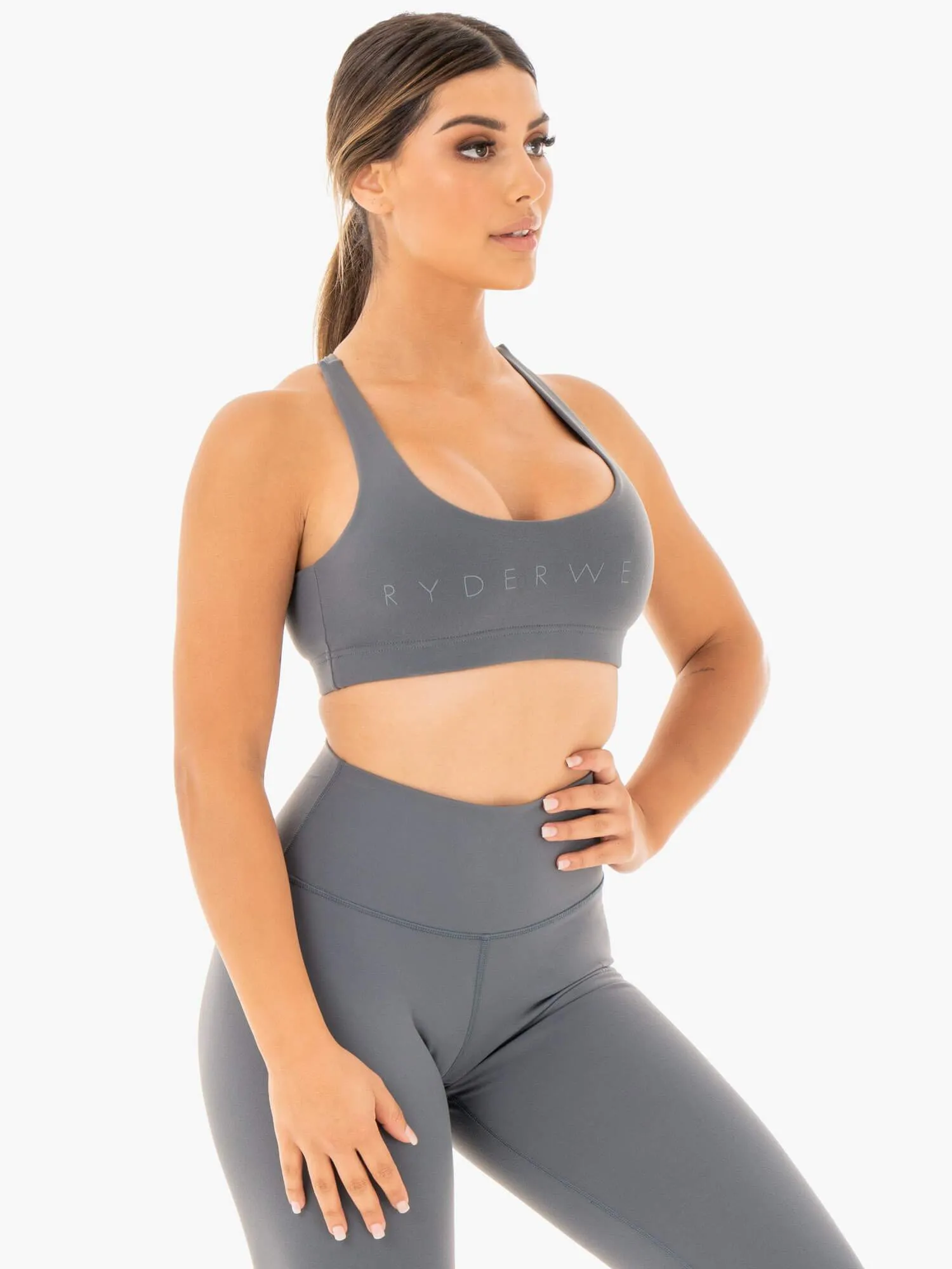 Motion Sports Bra - Charcoal sold by Ryderwear product image thumbnail 4
