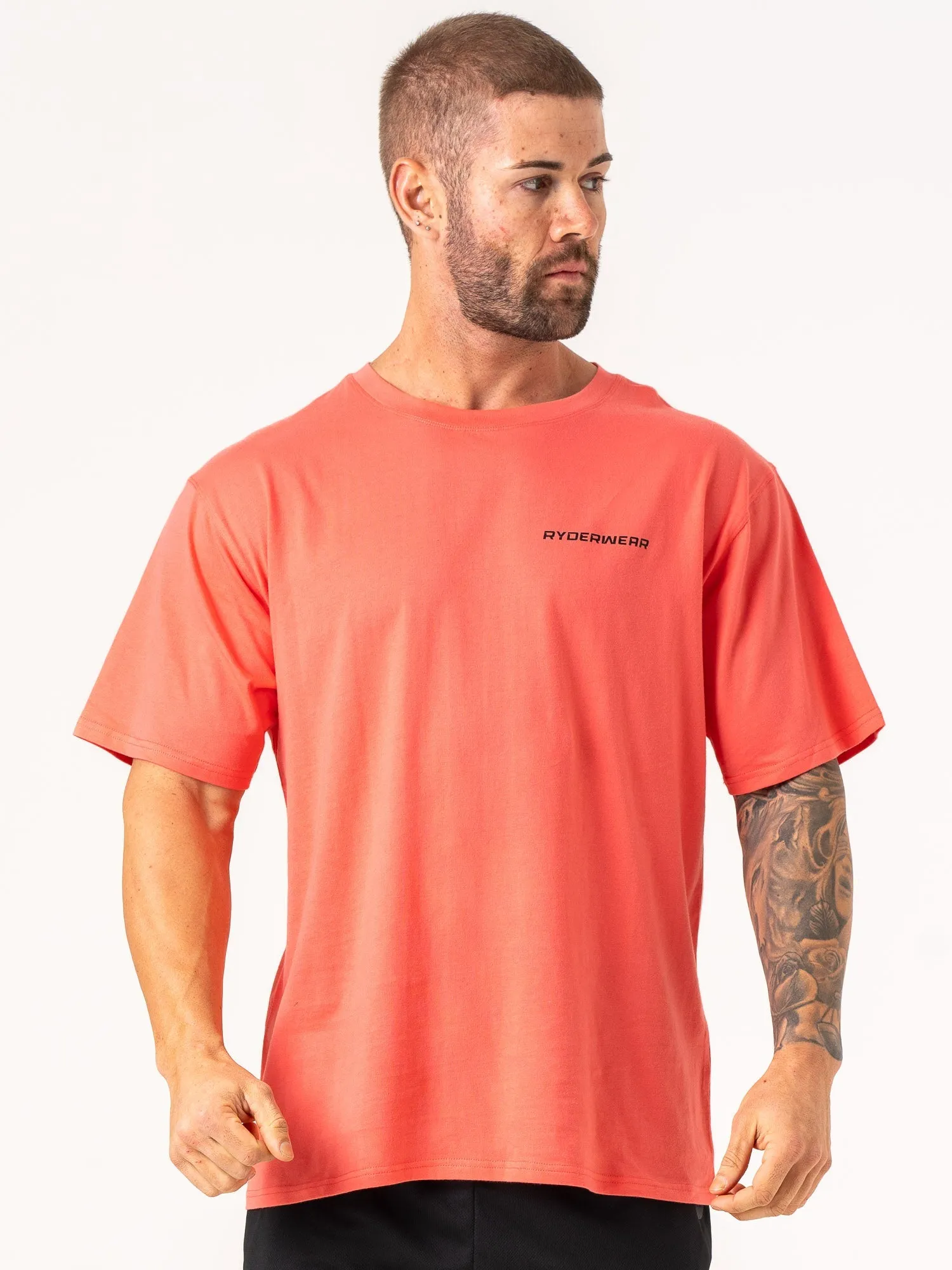 Energy Oversized T-Shirt - Coral sold by Ryderwear