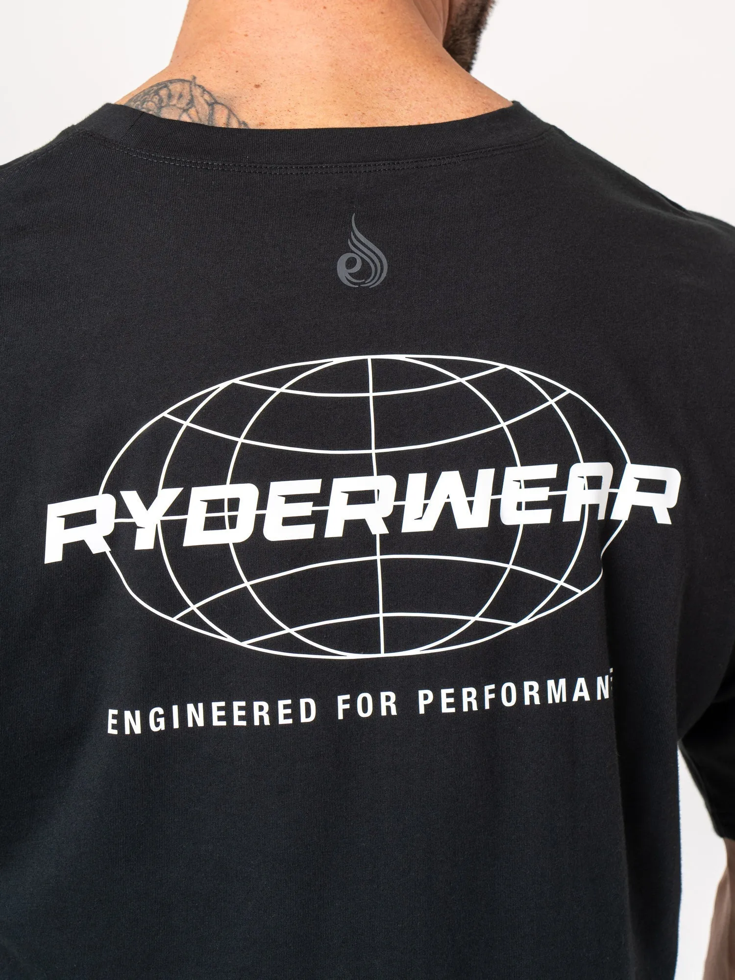 Energy Oversized T-Shirt - Black sold by Ryderwear product image thumbnail 4