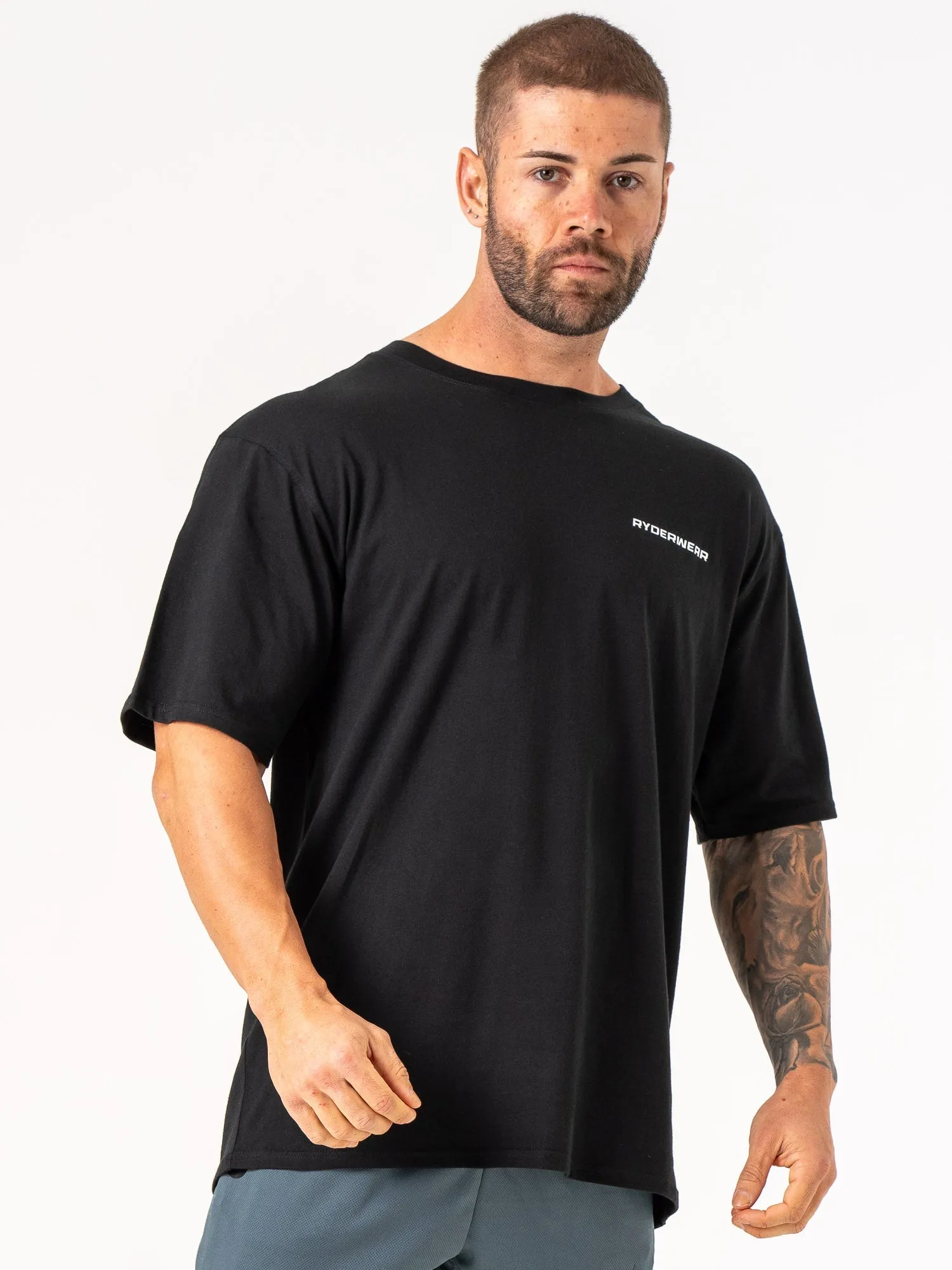 Energy Oversized T-Shirt - Black sold by Ryderwear