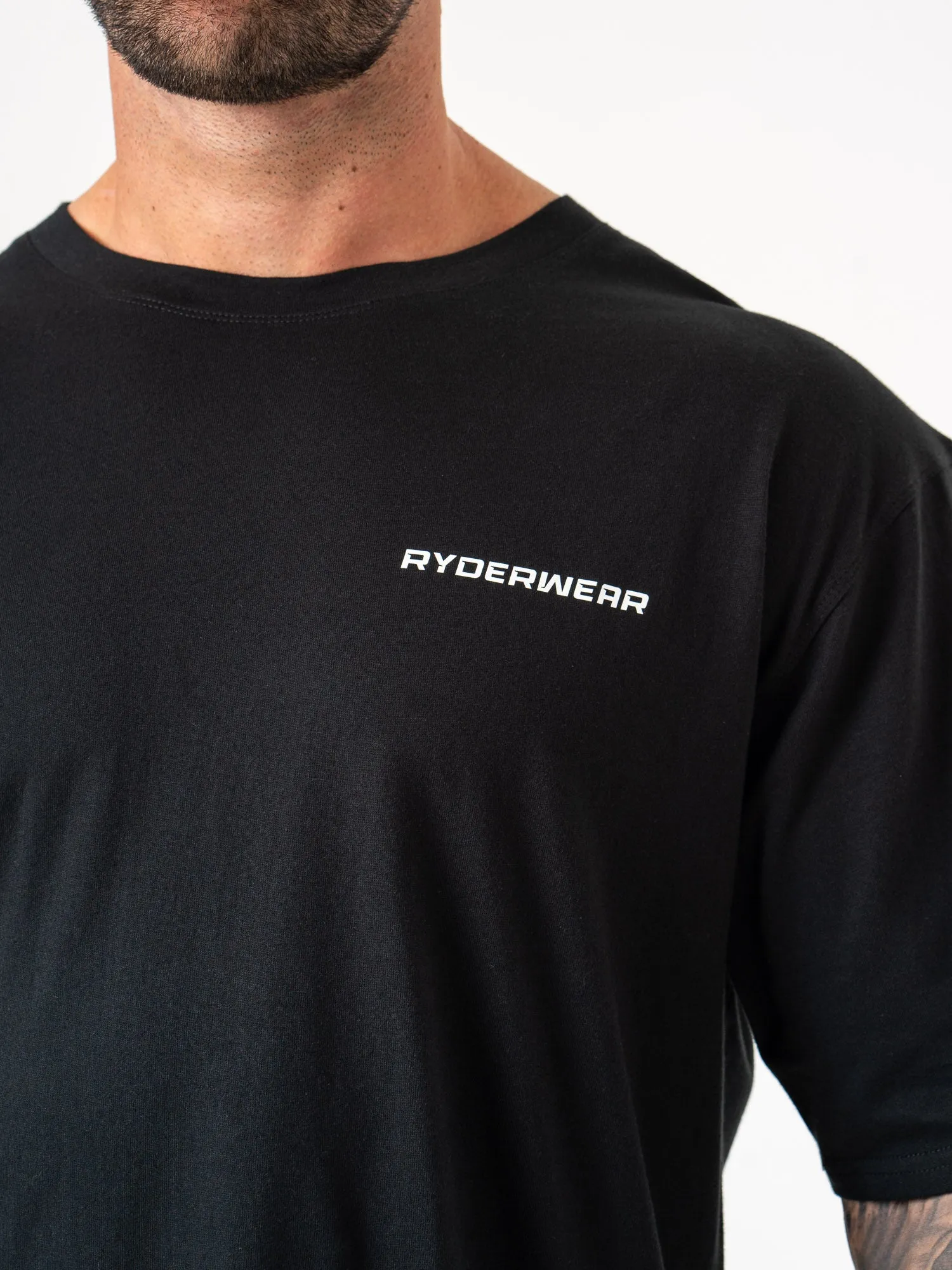 Energy Oversized T-Shirt - Black sold by Ryderwear product image thumbnail 5