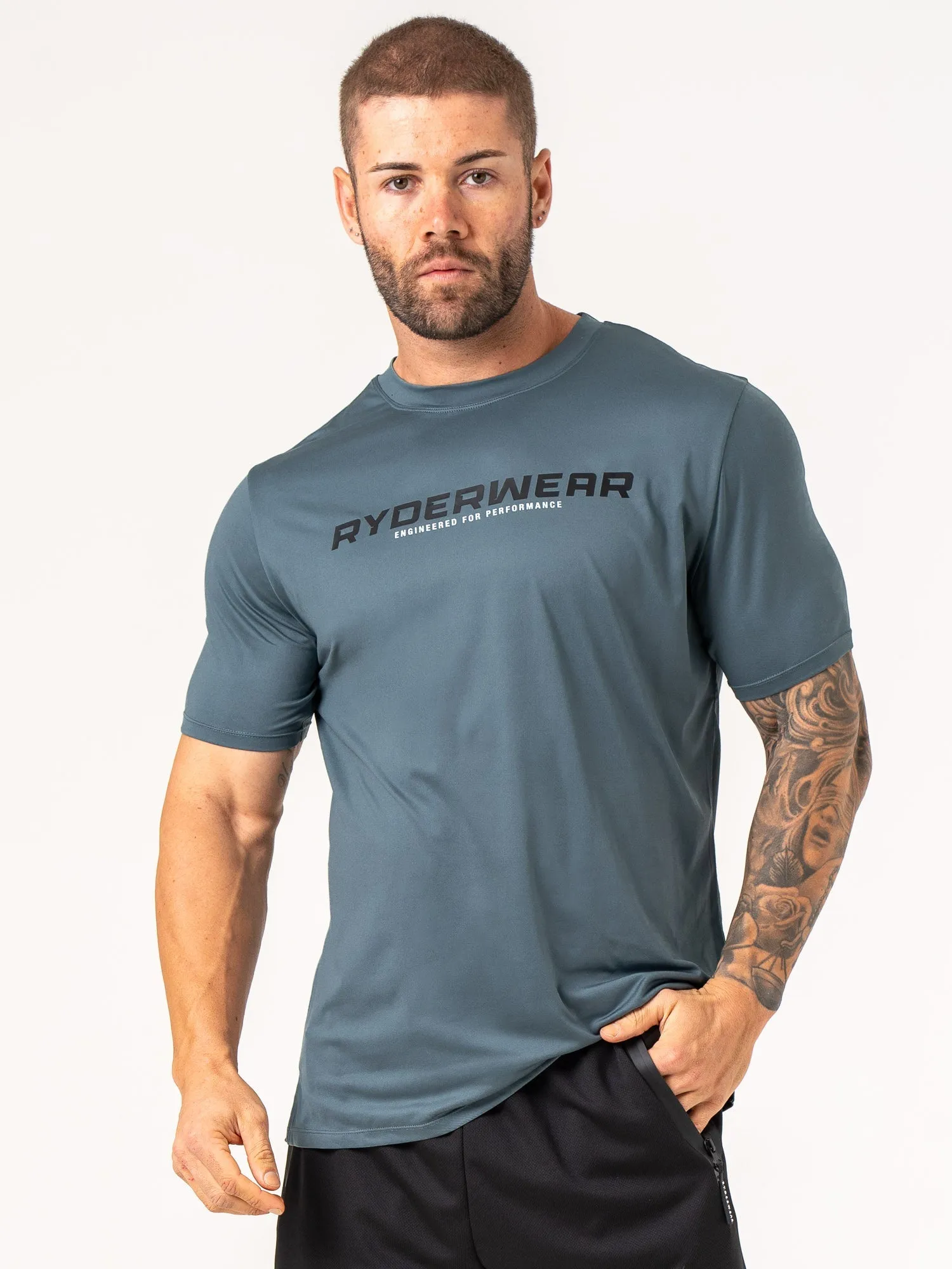 Energy T-Shirt - Petrol sold by Ryderwear product image thumbnail 5