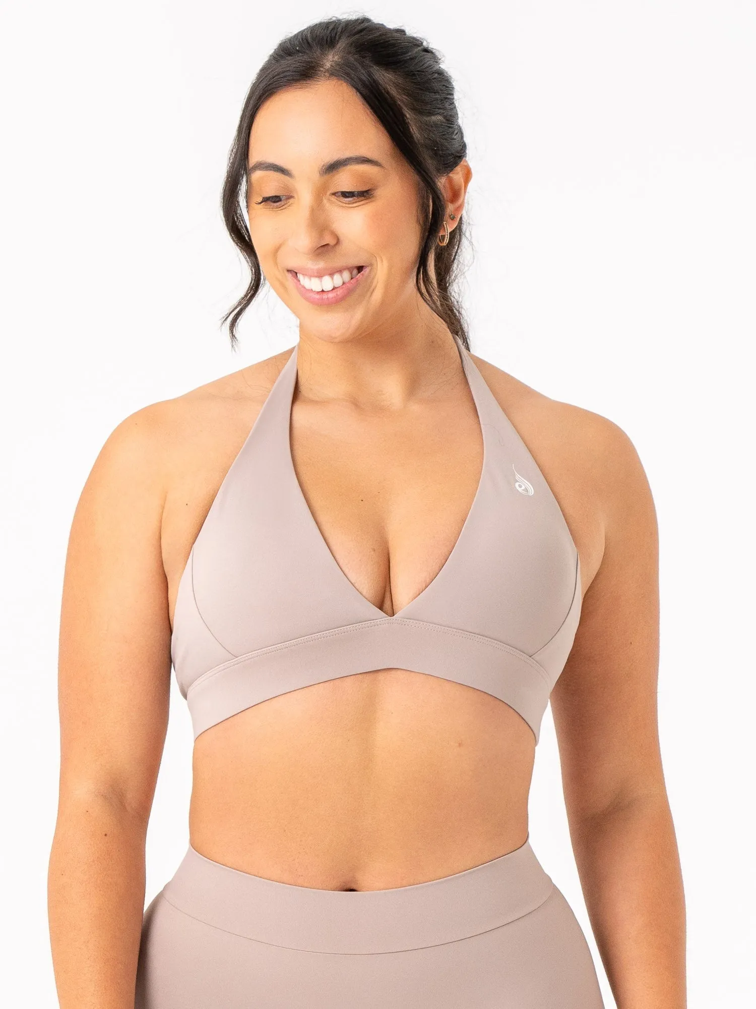 NKD Halter Bra - Taupe sold by Ryderwear