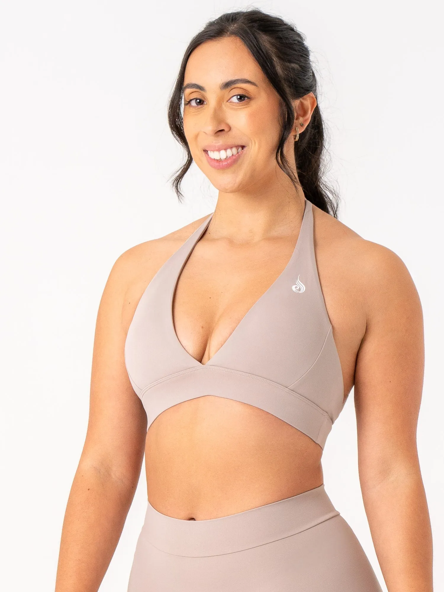 NKD Halter Bra - Taupe sold by Ryderwear product image thumbnail 4