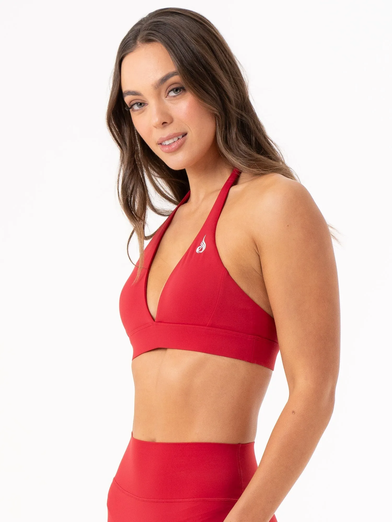NKD Halter Bra - Cherry Red sold by Ryderwear product image thumbnail 3