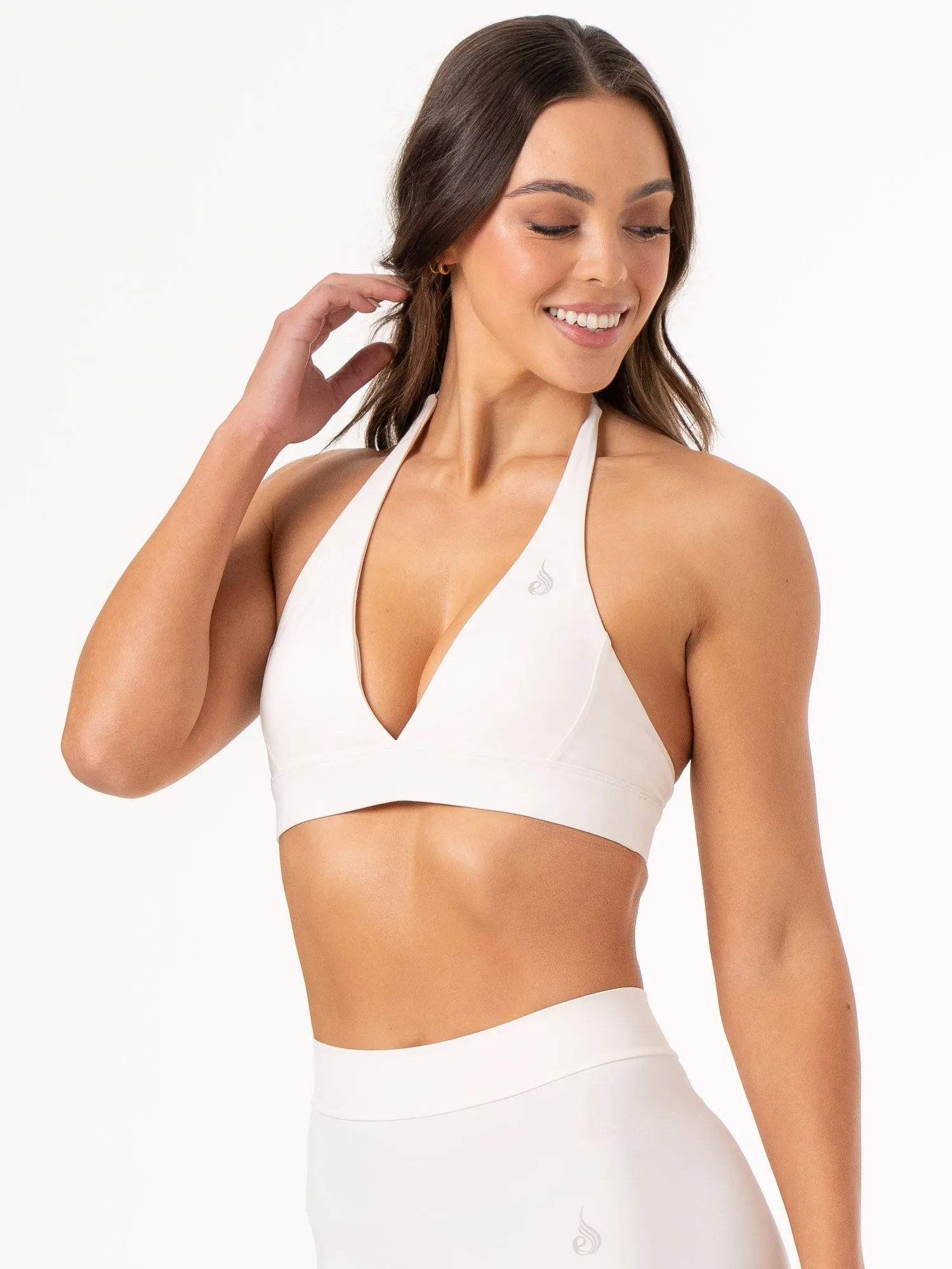 NKD Halter Bra - Ivory sold by Ryderwear