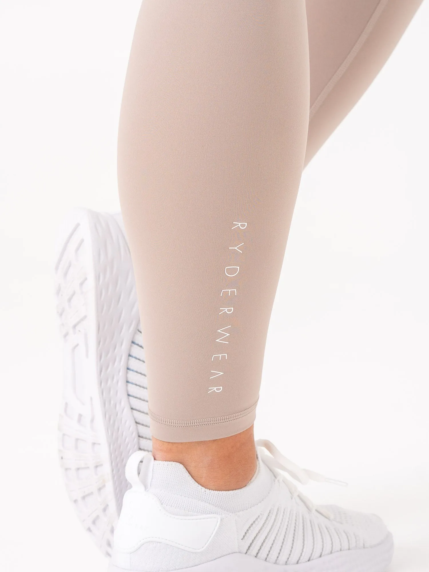 NKD V Scrunch Leggings - Taupe sold by Ryderwear product image thumbnail 4