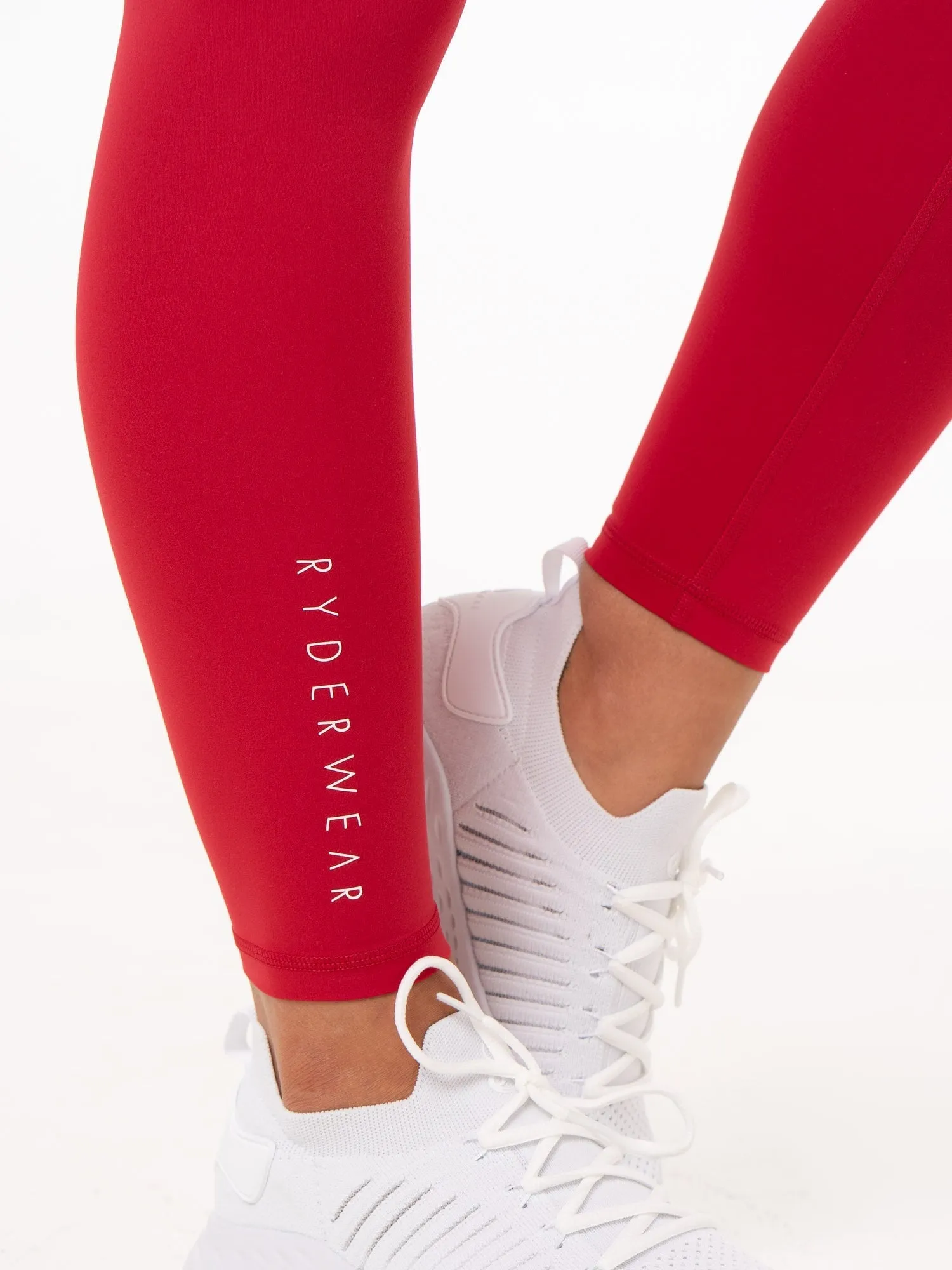NKD V Scrunch Leggings - Cherry Red sold by Ryderwear product image thumbnail 5