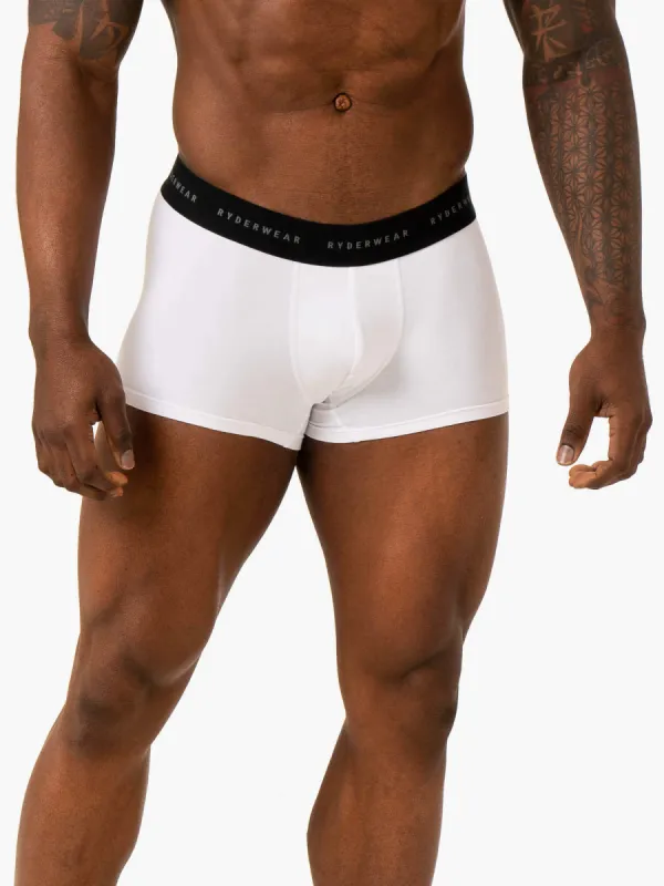 Men's Boxer Briefs - White sold by Ryderwear