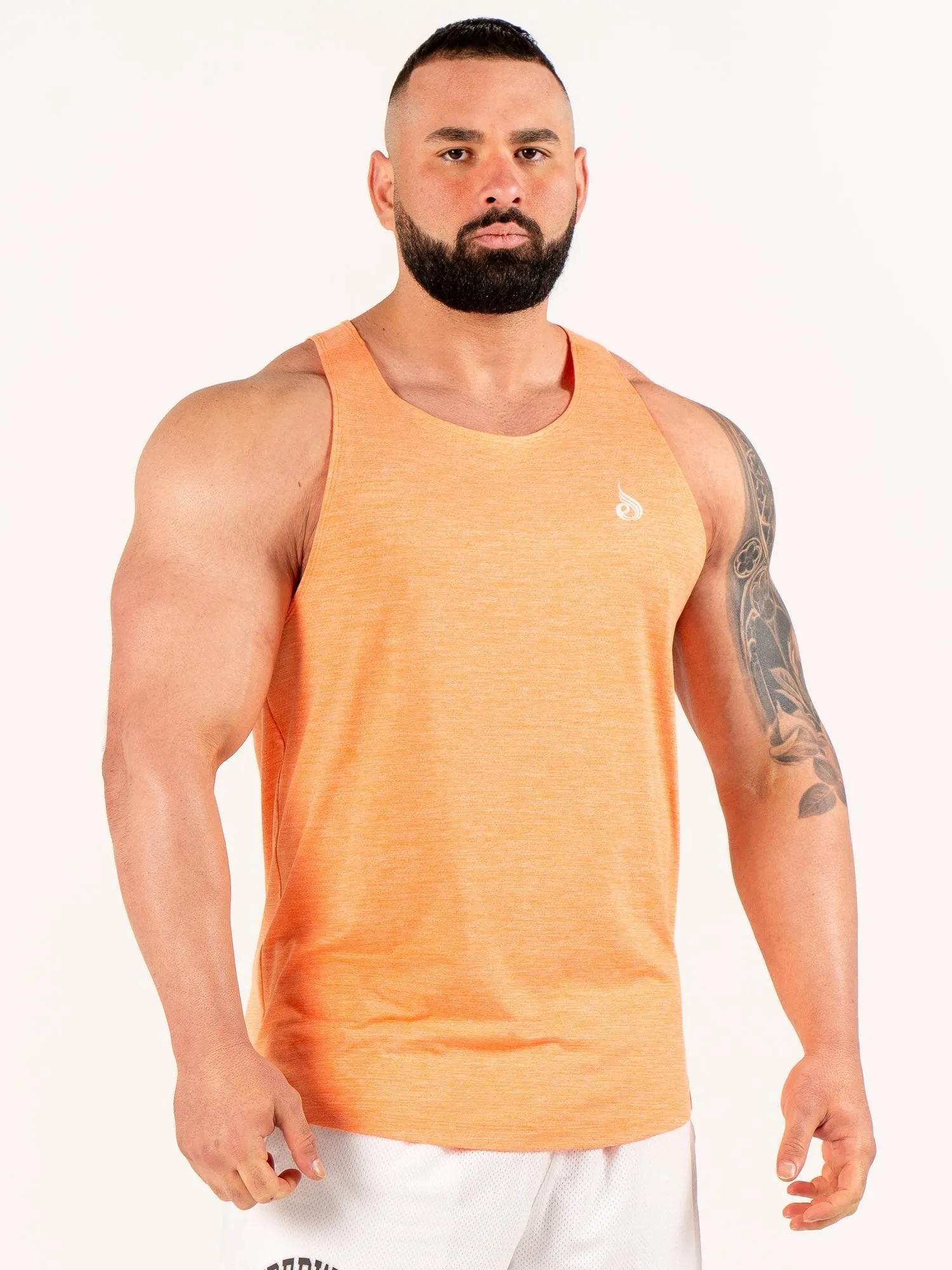 Flex Active Tank - Orange Marl sold by Ryderwear