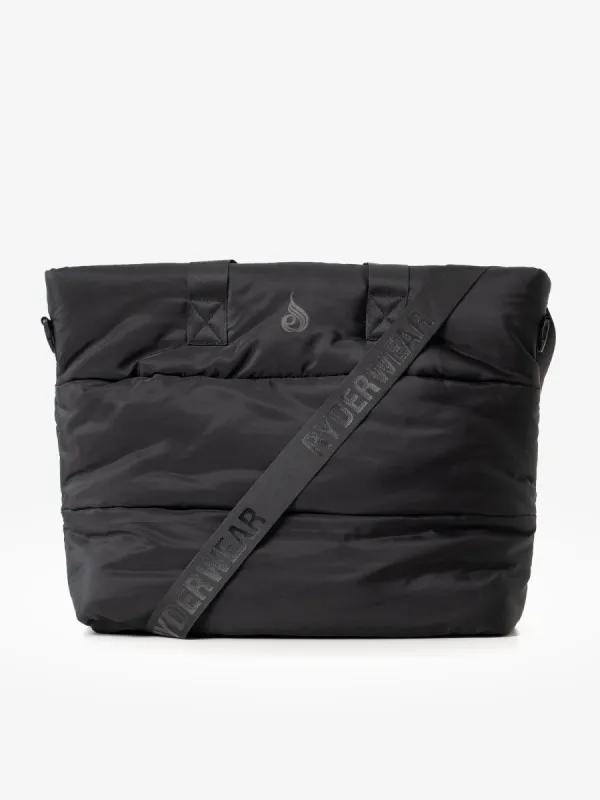 Puffer Tote Bag - Black sold by Ryderwear