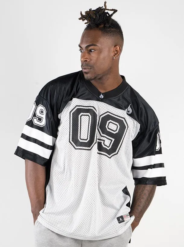 Mens Varsity Jersey - Black/Grey sold by Ryderwear product image thumbnail 2