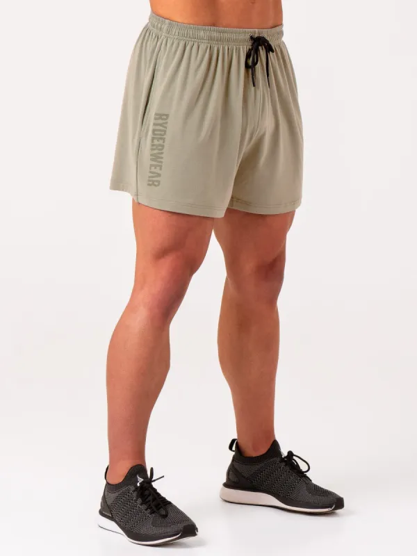 Arnie Shorts - Sage made by Ryderwear