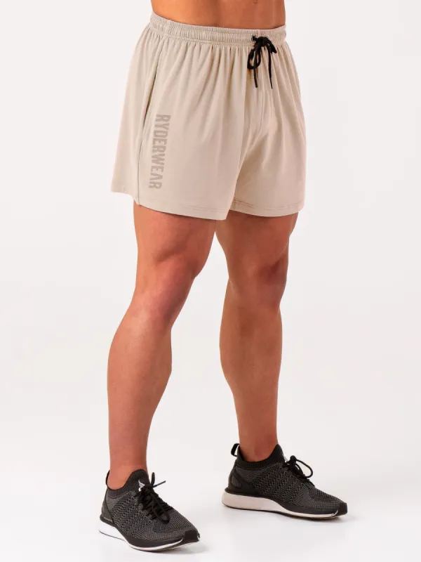 Arnie Shorts - Stone made by Ryderwear