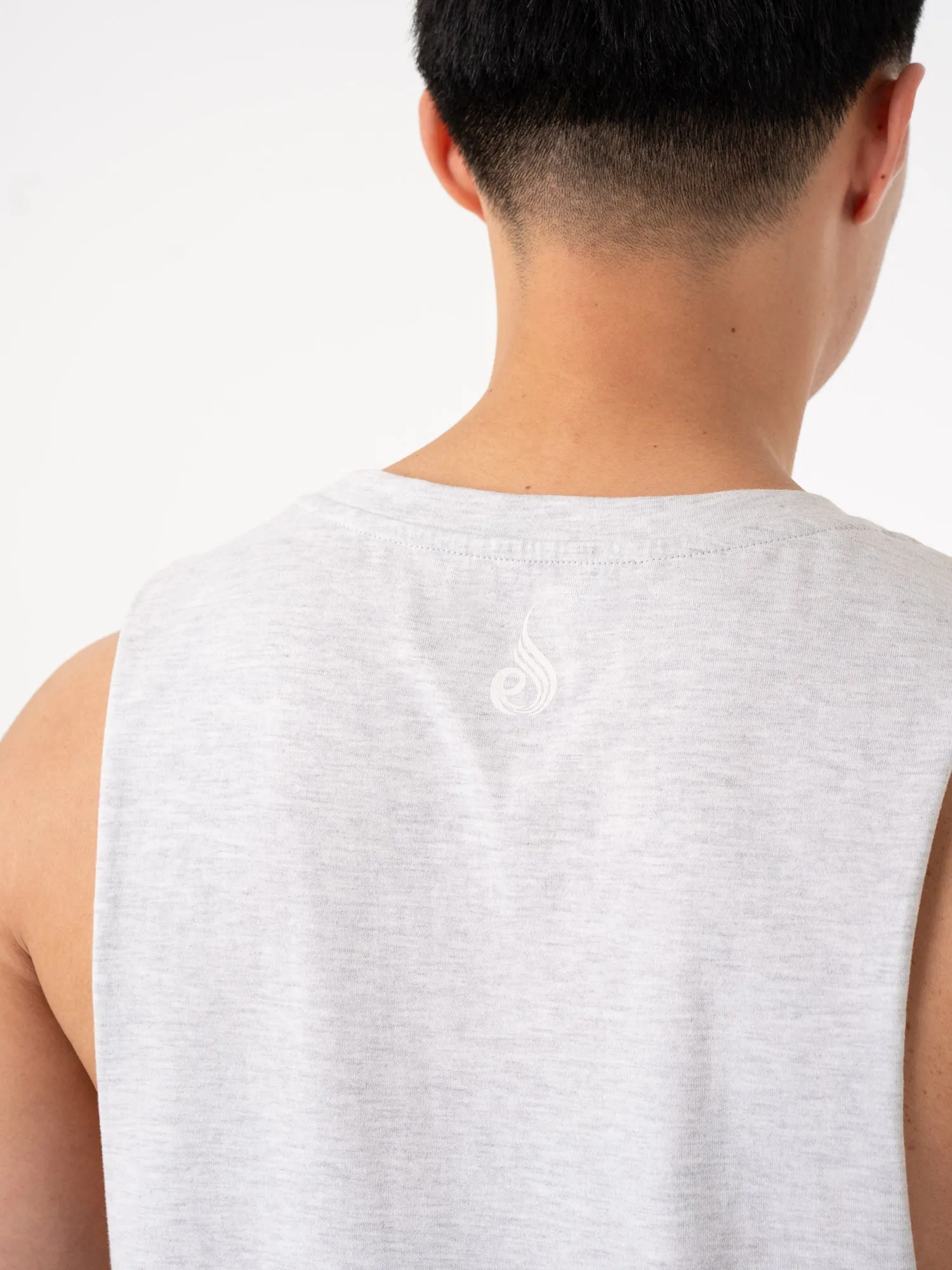 Baller Tank - Snow Marl sold by Ryderwear product image thumbnail 5