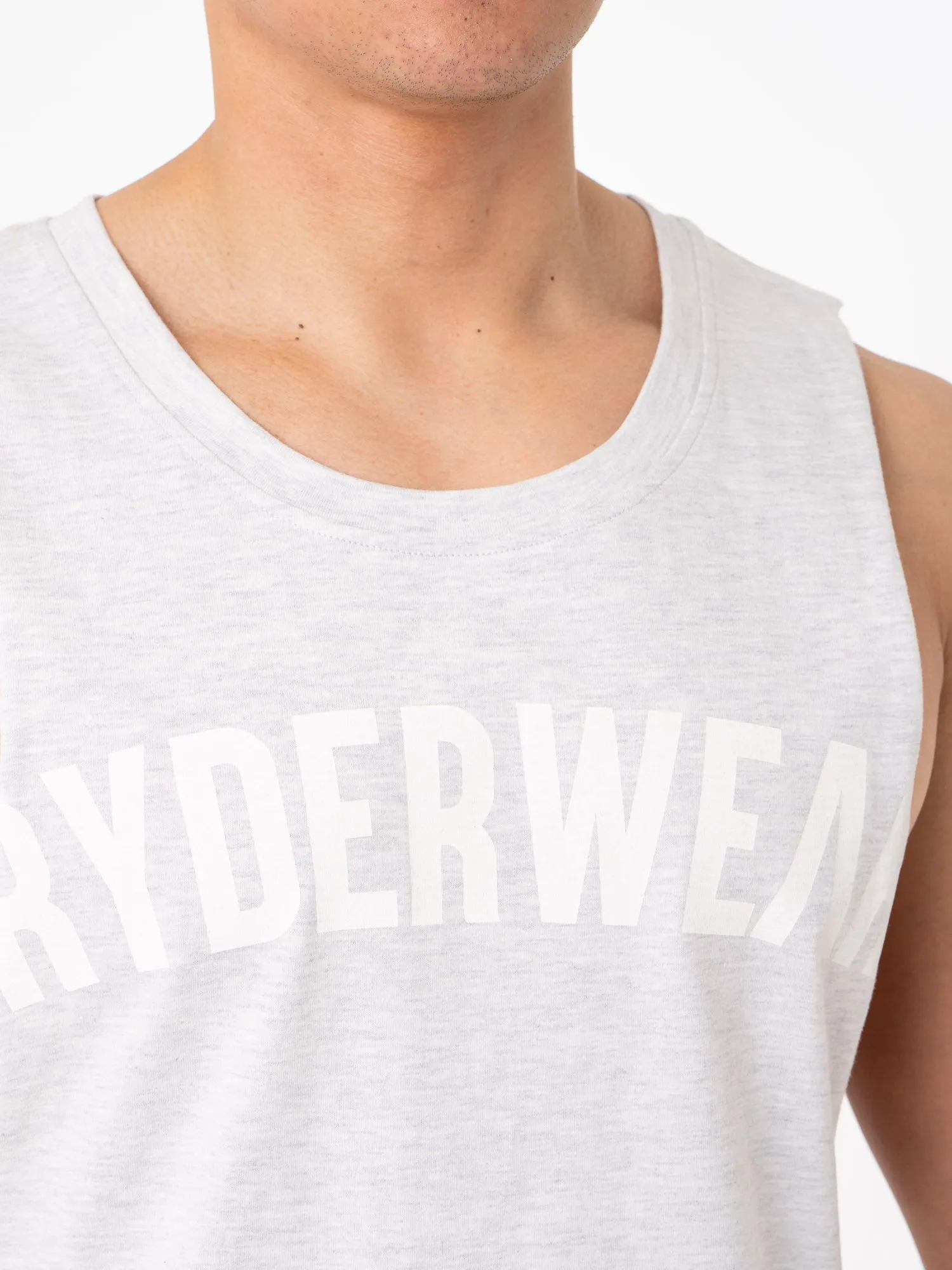 Baller Tank - Snow Marl sold by Ryderwear product image thumbnail 4