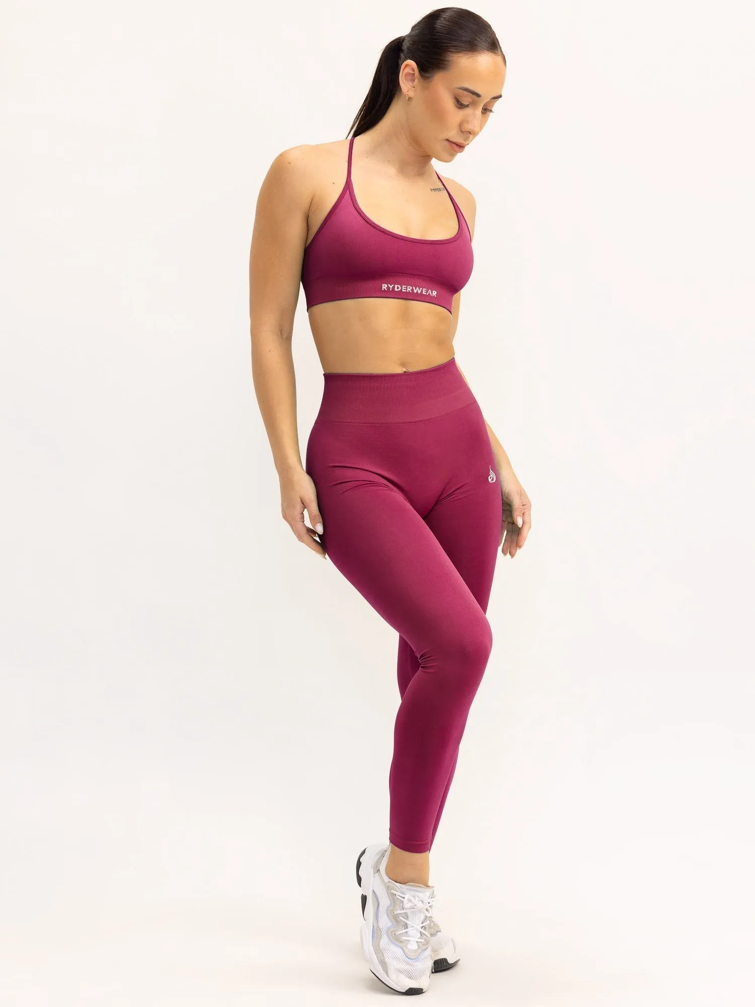 Lift 2.0 BBL Seamless Leggings - Berry sold by Ryderwear product image thumbnail 4