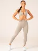 Honeycomb Scrunch Seamless Leggings - Sand sold by Ryderwear