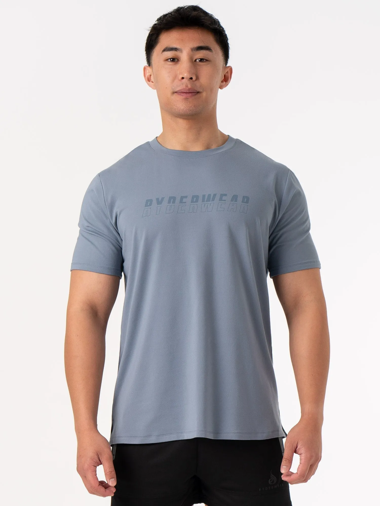 Soft Tech Regular T-Shirt - Denim Blue sold by Ryderwear
