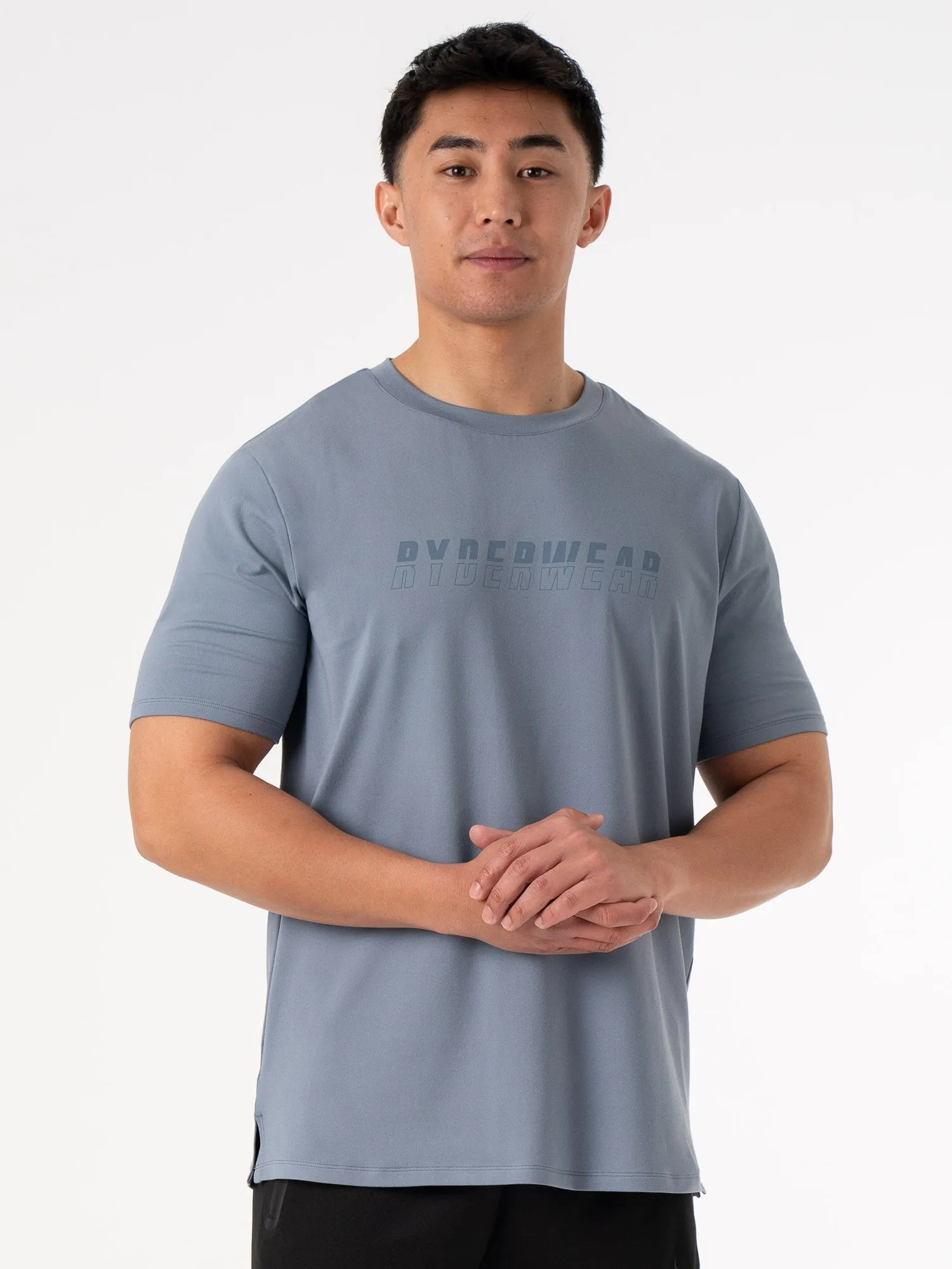 Soft Tech Regular T-Shirt - Denim Blue sold by Ryderwear product image thumbnail 3