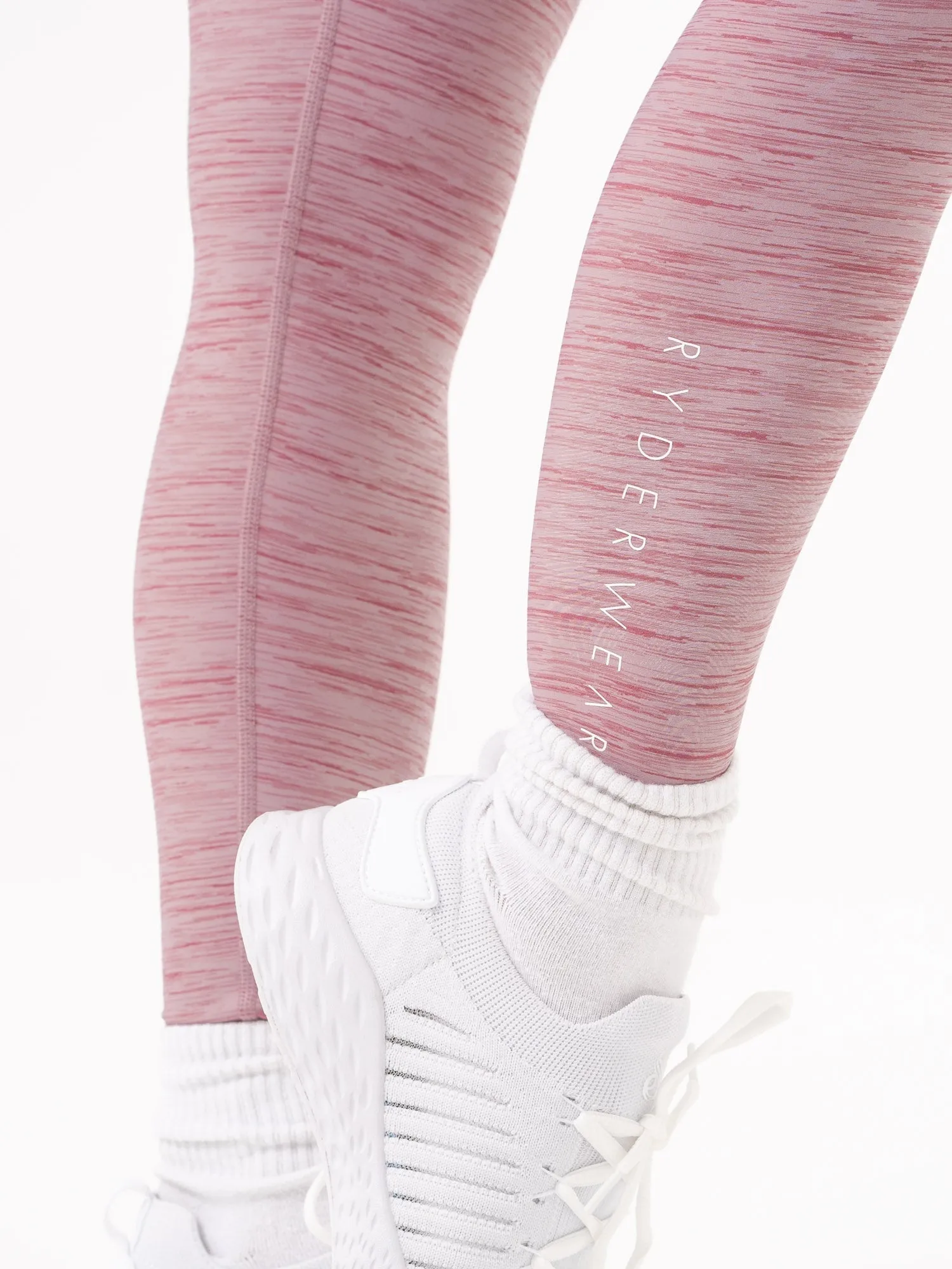 NKD V Scrunch Leggings - Mauve Marl sold by Ryderwear product image thumbnail 5
