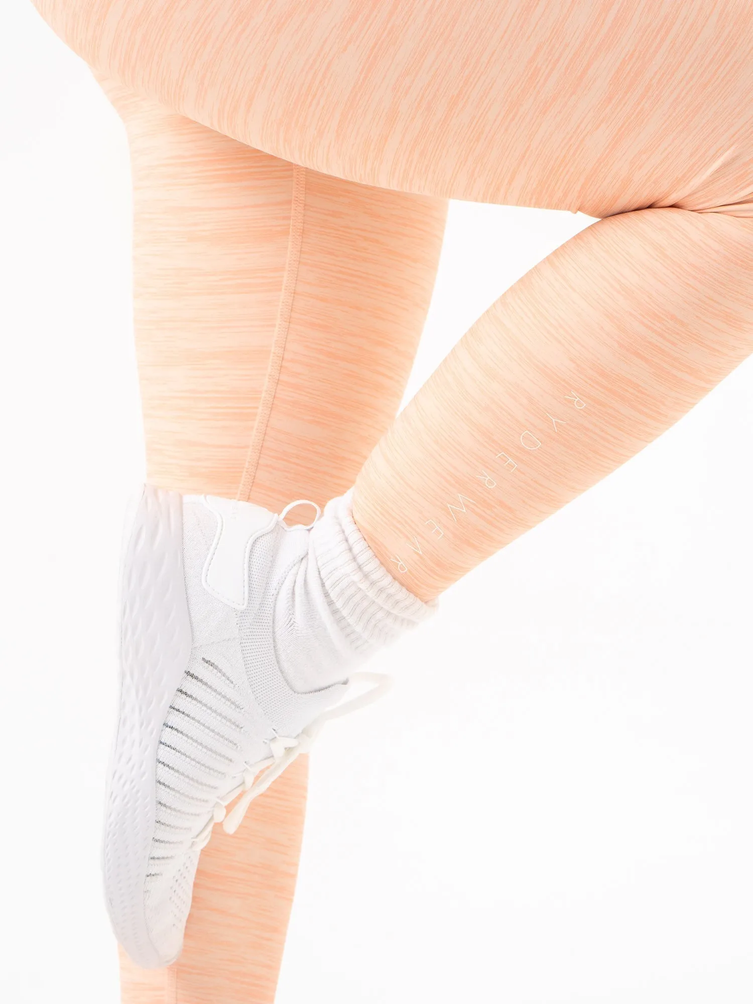 NKD V Scrunch Leggings - Blush Marl sold by Ryderwear product image thumbnail 5