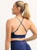 Lift 2.0 Seamless Sports Bra - Navy sold by Ryderwear