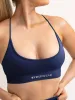 Lift 2.0 Seamless Sports Bra - Navy sold by Ryderwear