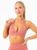 NKD Halter Sports Bra - Dusty Pink sold by Ryderwear