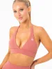 NKD Halter Sports Bra - Dusty Pink sold by Ryderwear