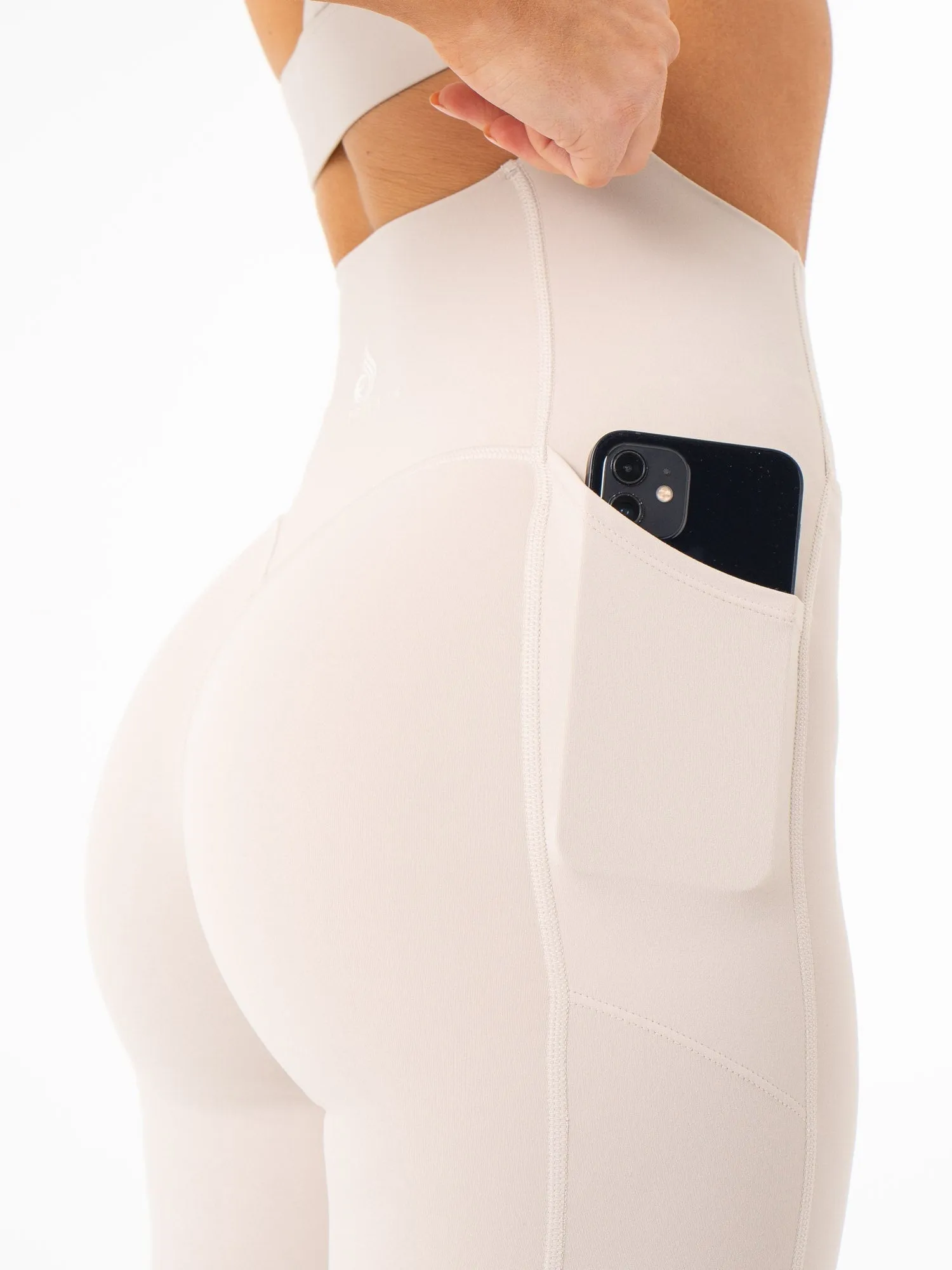 NKD Pocket Leggings - Sand sold by Ryderwear product image thumbnail 2