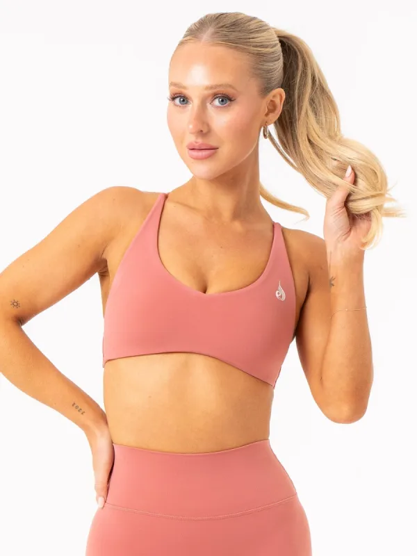NKD Embody Sports Crop - Dusty Pink sold by Ryderwear