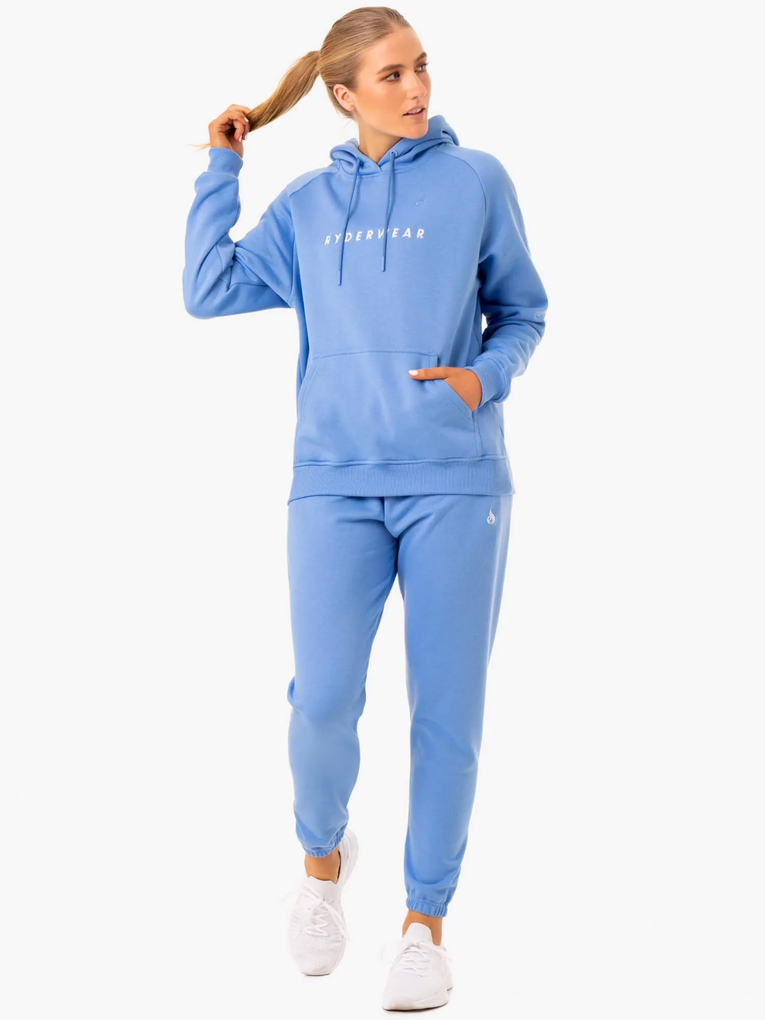 Off-Duty Fleece Track Pants - Sky Blue sold by Ryderwear product image thumbnail 5