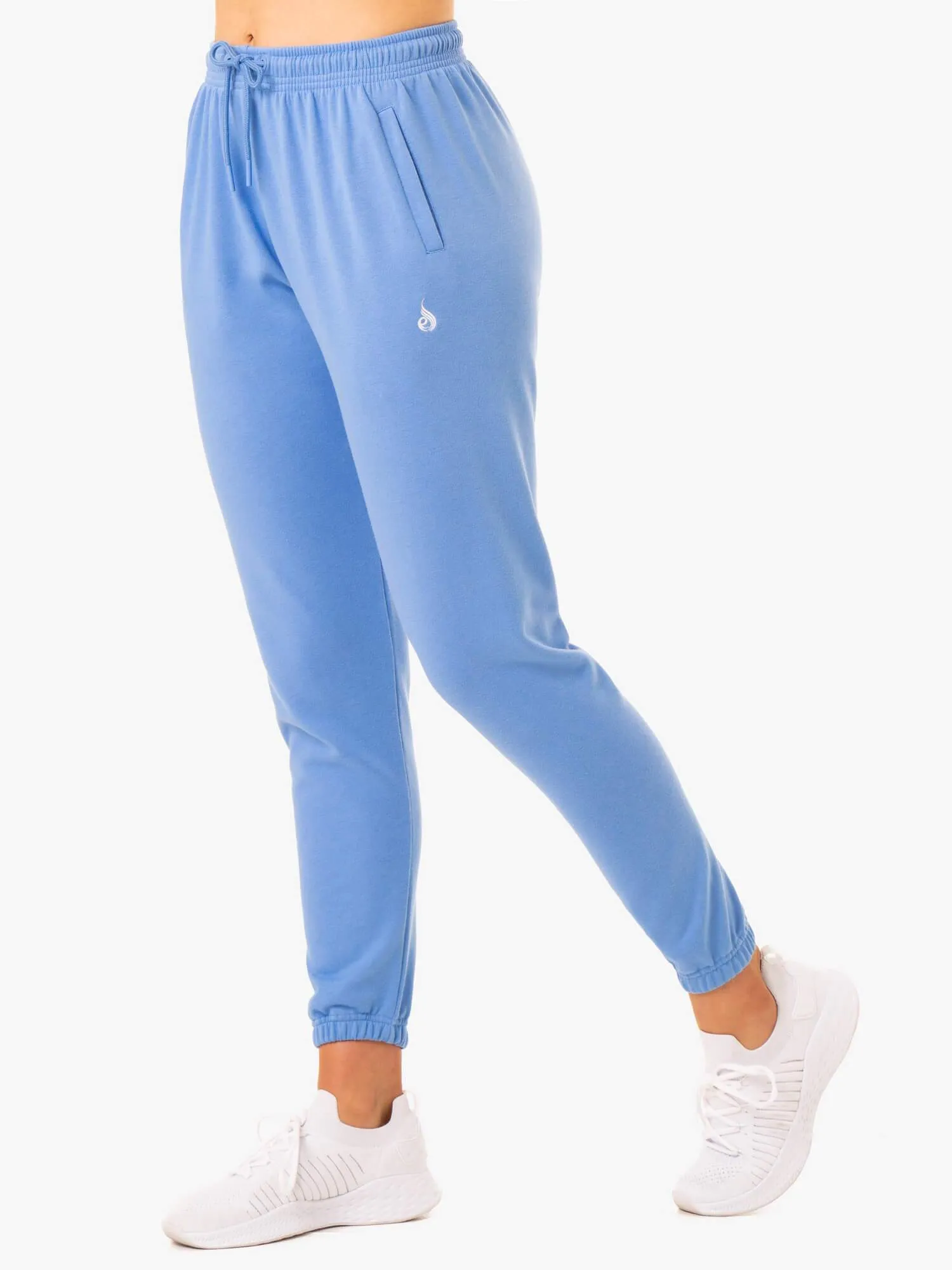 Off-Duty Fleece Track Pants - Sky Blue sold by Ryderwear
