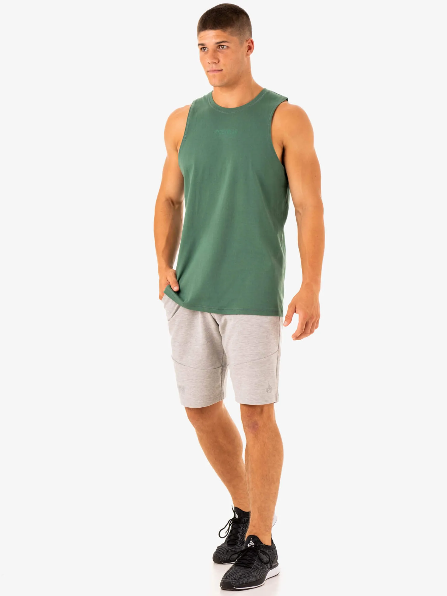 Limitless Baller Tank - Forest Green sold by Ryderwear product image thumbnail 5