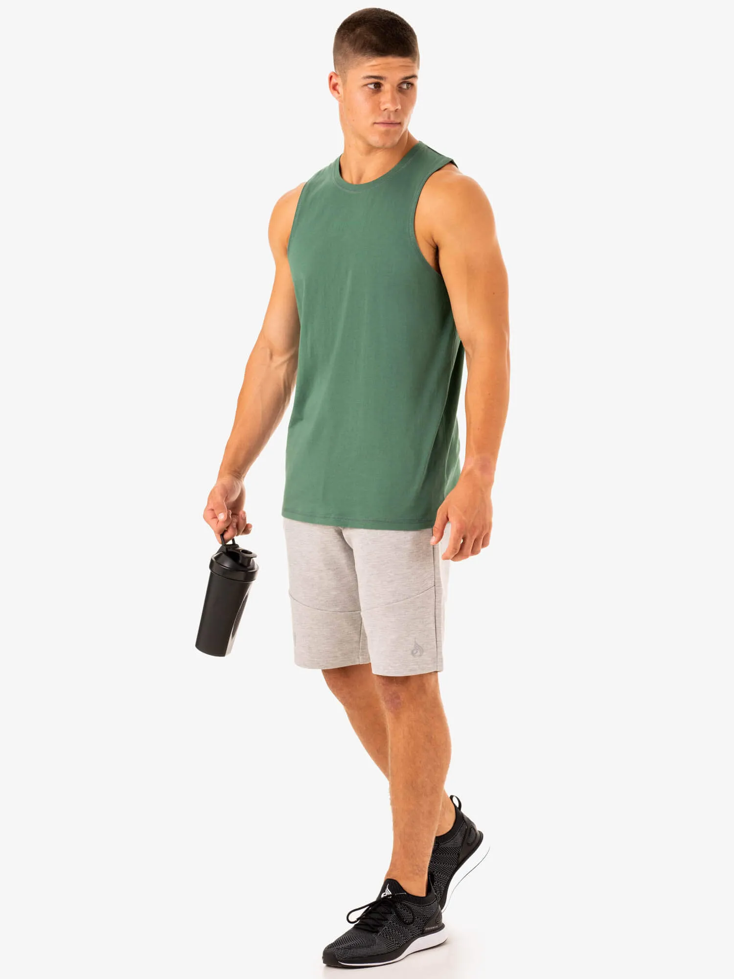Limitless Baller Tank - Forest Green sold by Ryderwear product image thumbnail 4