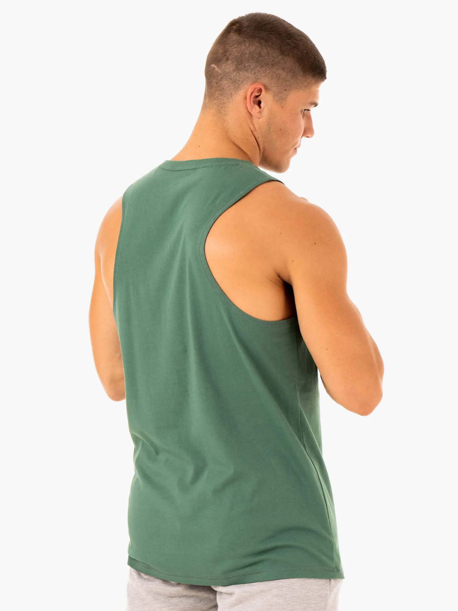 Limitless Baller Tank - Forest Green sold by Ryderwear product image thumbnail 2