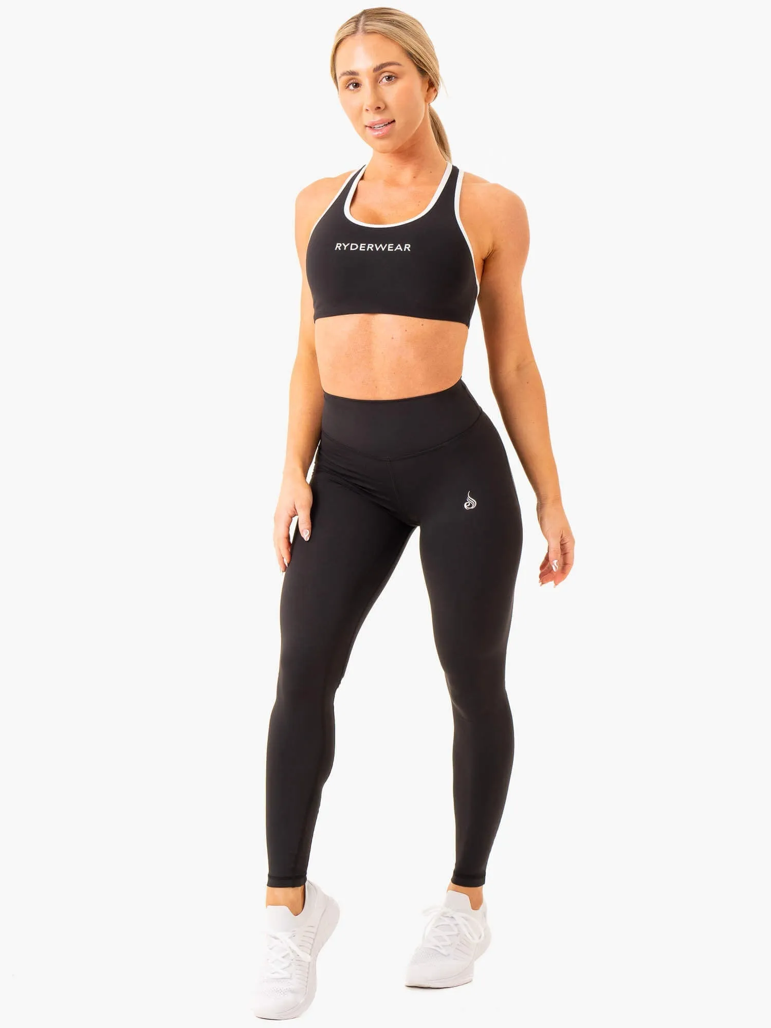 Frequency High Waisted Leggings - Black sold by Ryderwear product image thumbnail 5