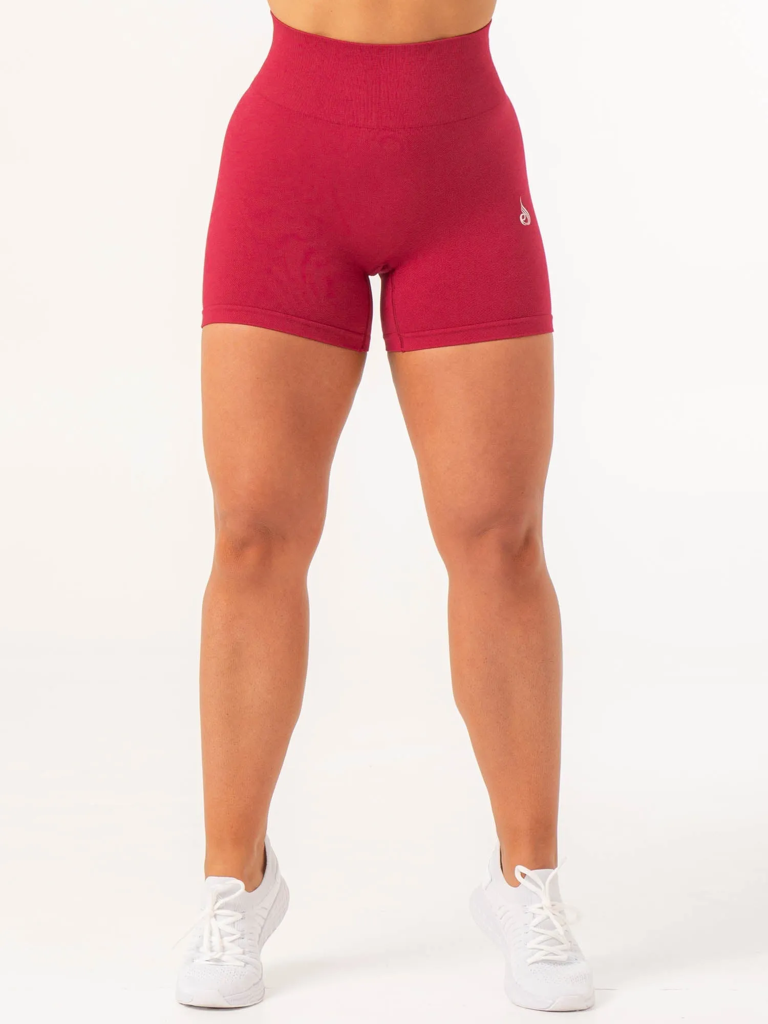 Contour Seamless Shorts - Berry Marl sold by Ryderwear product image thumbnail 5