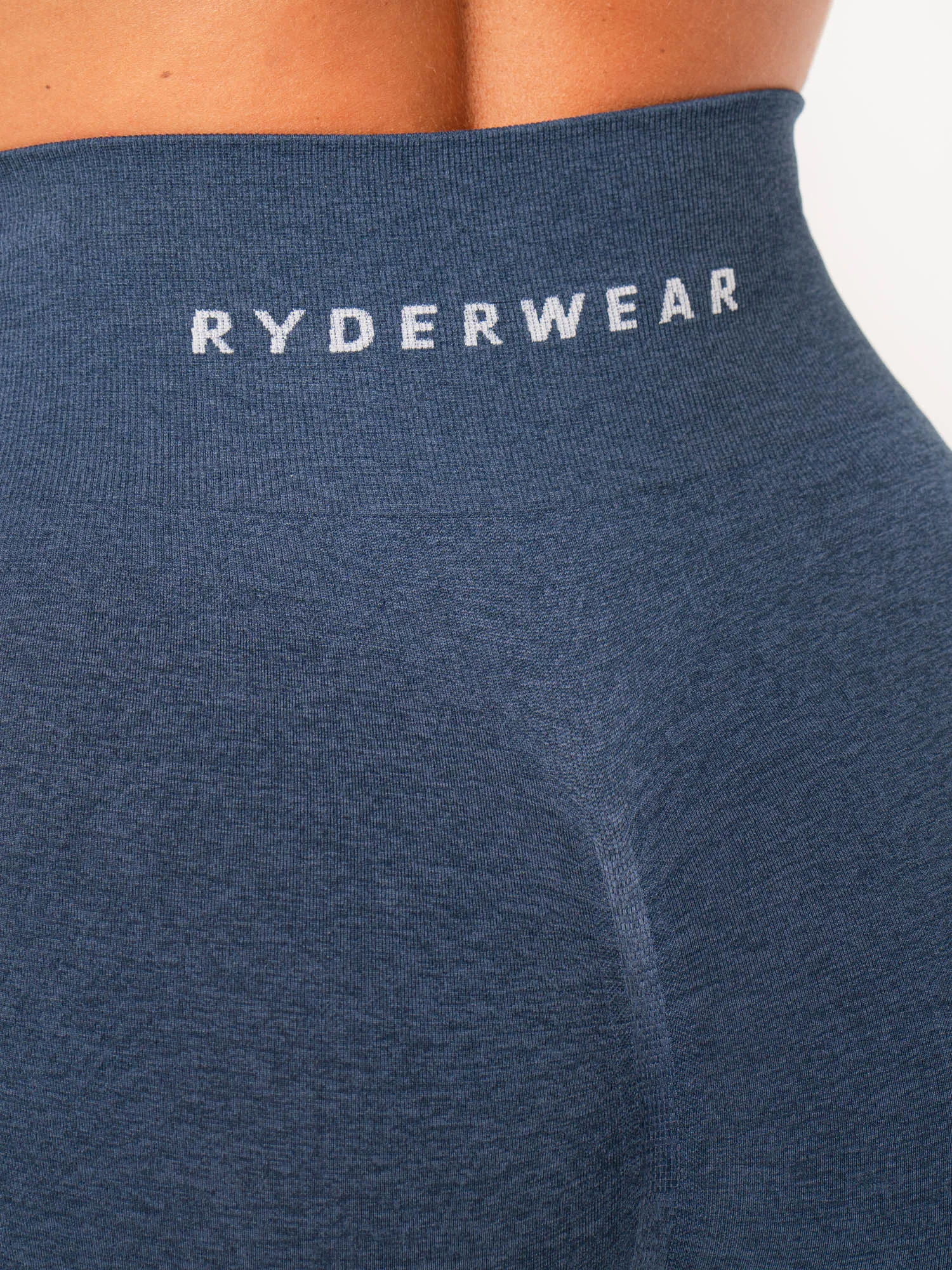 Contour Seamless Shorts - Navy Marl sold by Ryderwear product image thumbnail 4