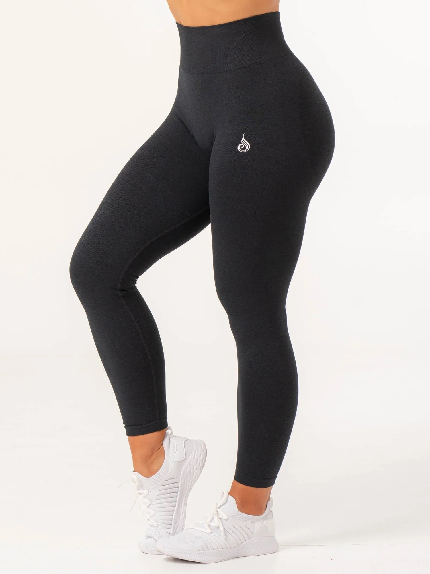 Contour Seamless Leggings - Black Marl sold by Ryderwear product image thumbnail 2