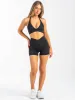 NKD Halter Sports Bra - Black sold by Ryderwear