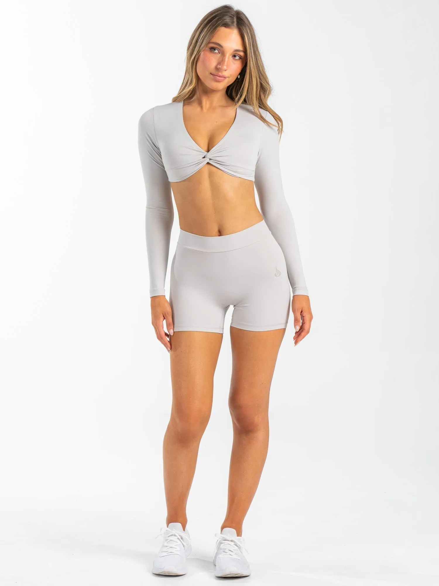 NKD Knot Long Sleeve Top - Sugar Dust sold by Ryderwear product image thumbnail 4