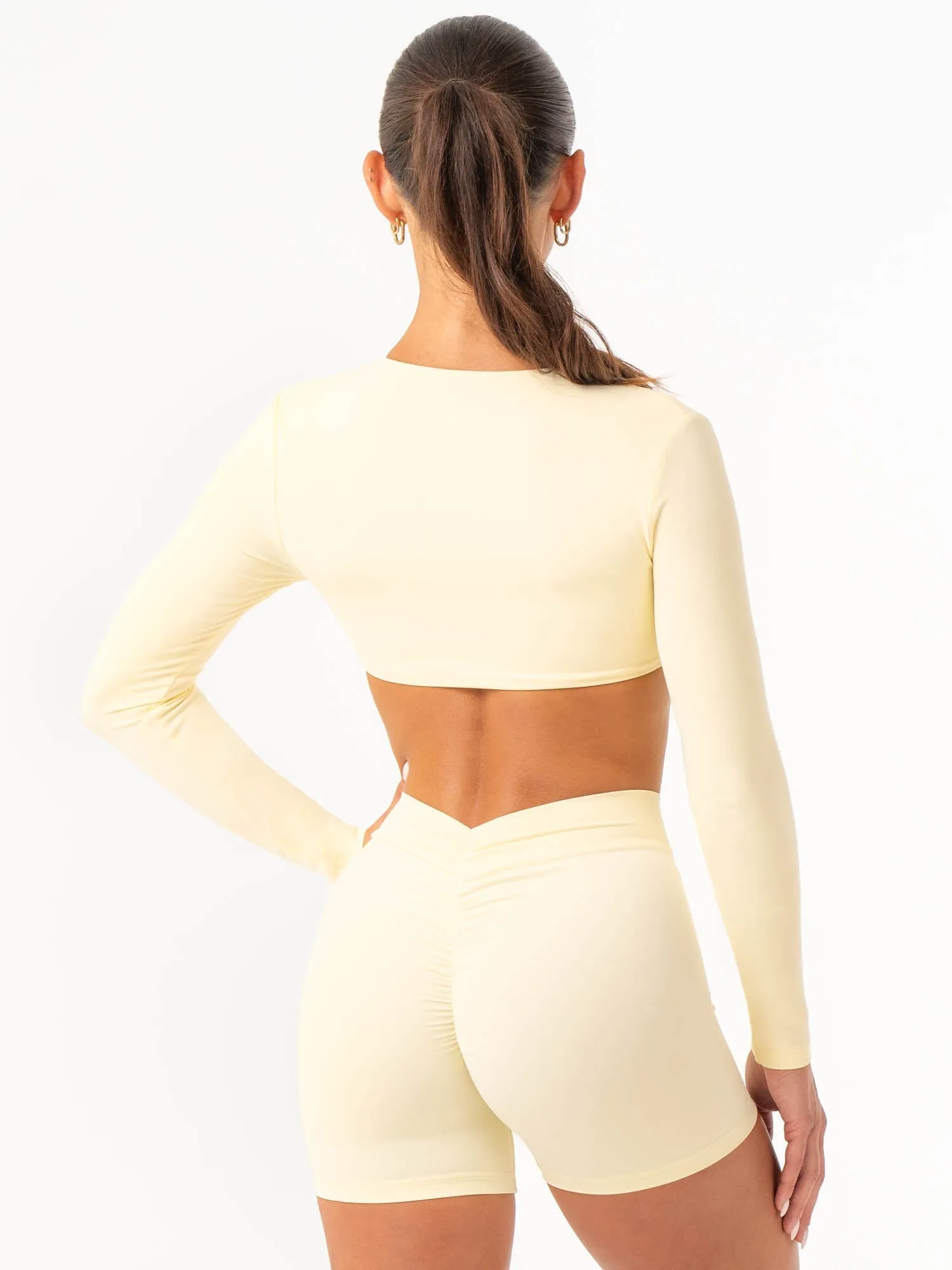 NKD Knot Long Sleeve Top - Lemon Drop sold by Ryderwear product image thumbnail 2