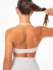 NKD Halter Sports Bra - Sugar Dust sold by Ryderwear
