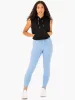 Replay High Waisted Leggings - Sky Blue sold by Ryderwear