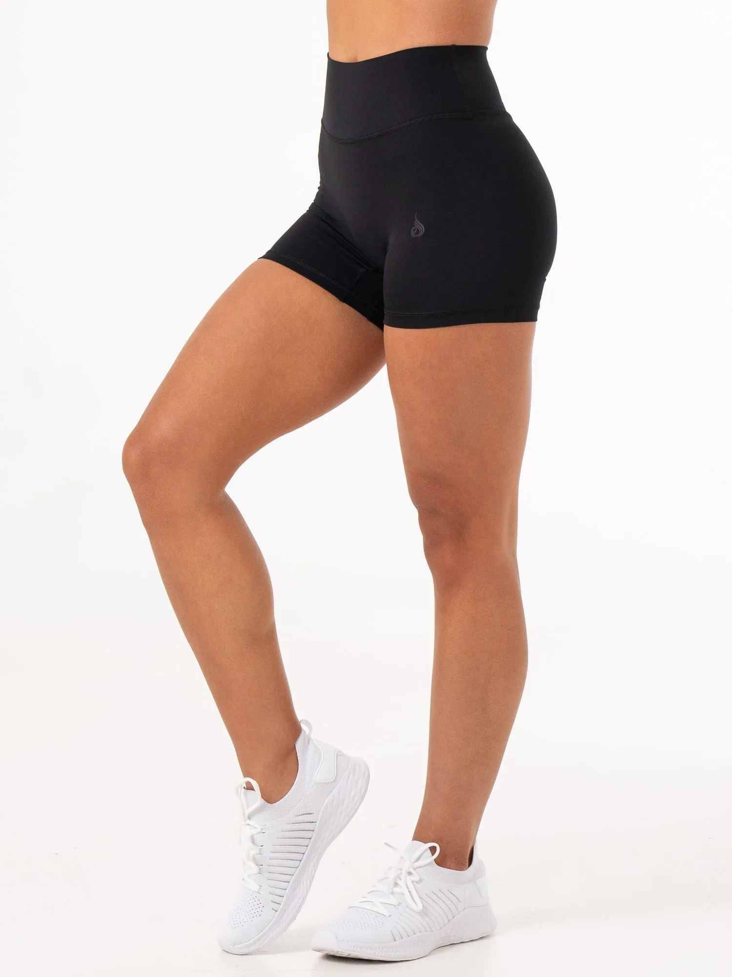 NKD High Waisted Shorts - Black sold by Ryderwear product image thumbnail 3
